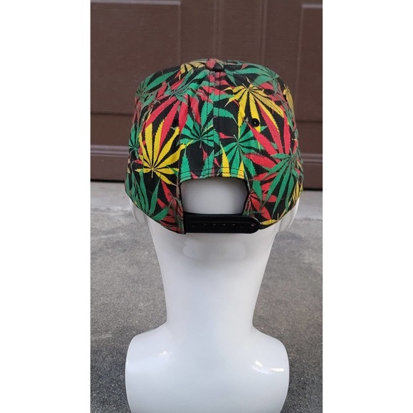 Vtg Eastidaz Mary Jane Weed Leaf Snapback Hat Snoop Dogg Tray Dee Goldie Loc - Picture 5 of 8